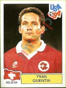 40 Yvan Quentin – FIFA World Cup USA 1994 Panini