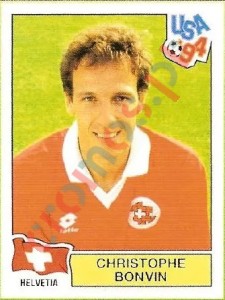 52 Christophe Bonvin – FIFA World Cup USA 1994 Panini