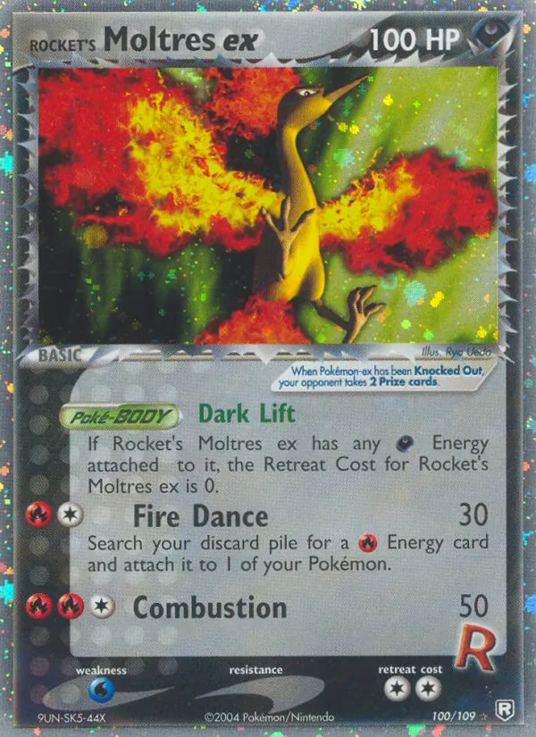 100 Rocket's Moltres ex – Team Rocket Returns