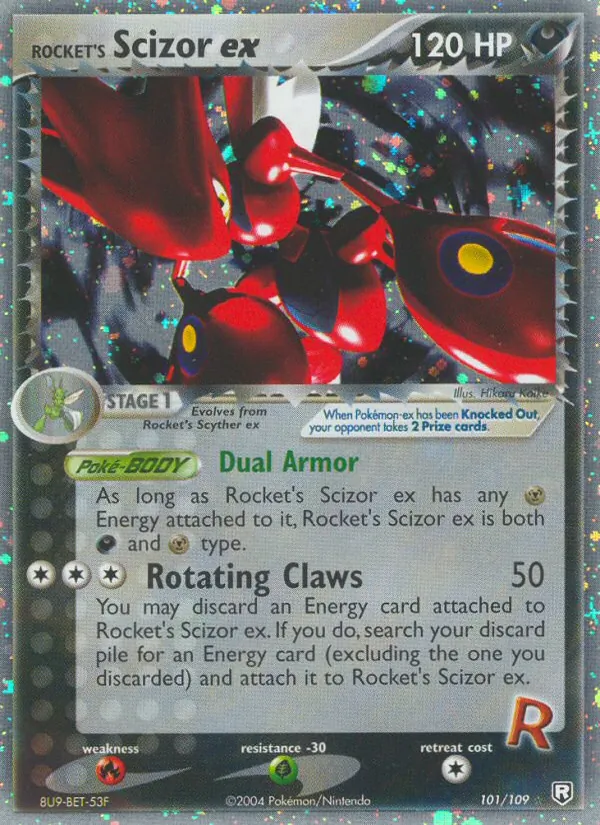 101 Rocket's Scizor ex – Team Rocket Returns