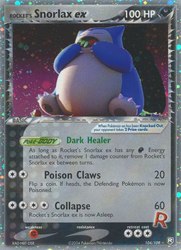 104 Rocket's Snorlax ex – Team Rocket Returns