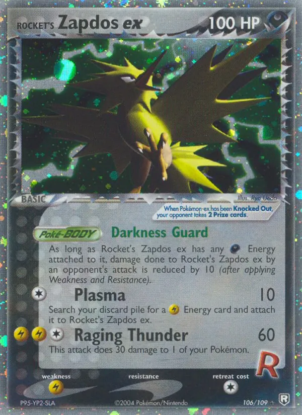 106 Rocket's Zapdos ex – Team Rocket Returns