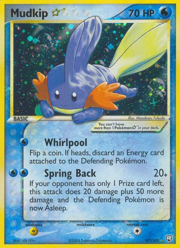 107 Mudkip ☆ – Team Rocket Returns