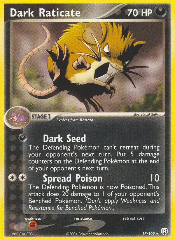 17 Dark Raticate – Team Rocket Returns