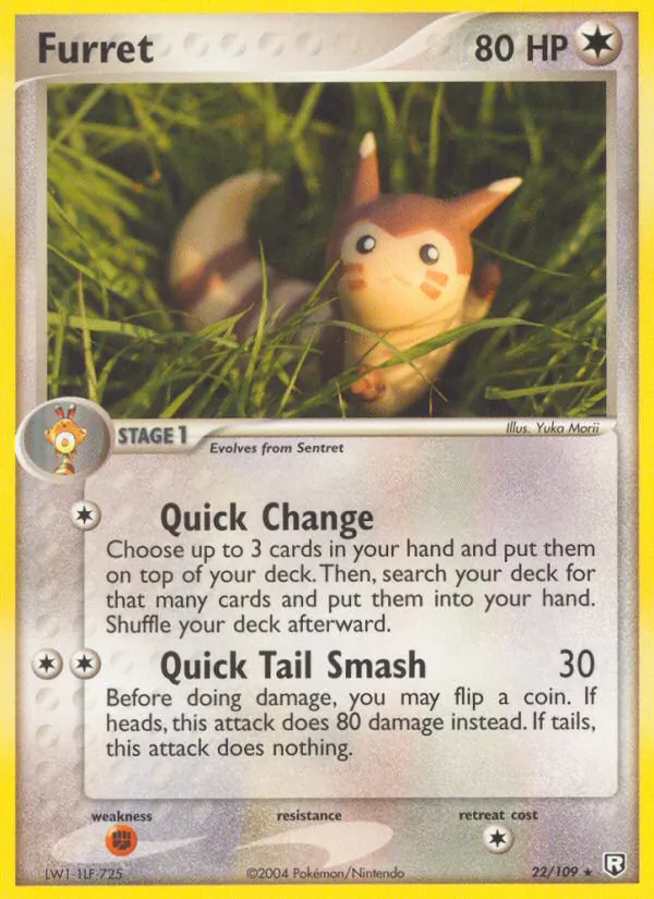 22 Furret – Team Rocket Returns