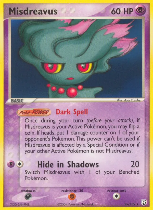 25 Misdreavus – Team Rocket Returns