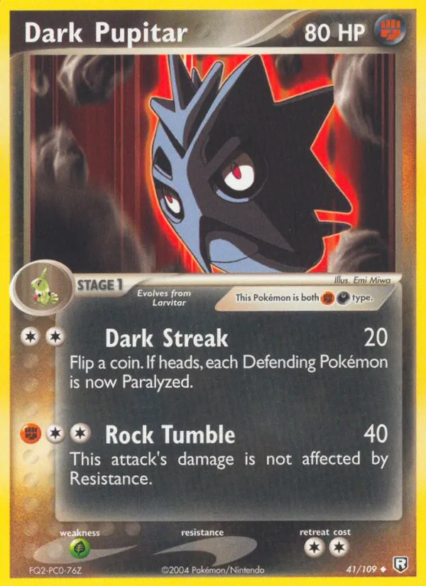 41 Dark Pupitar – Team Rocket Returns