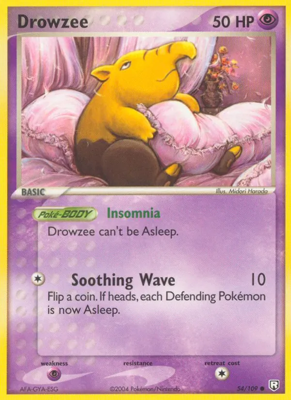 54 Drowzee – Team Rocket Returns
