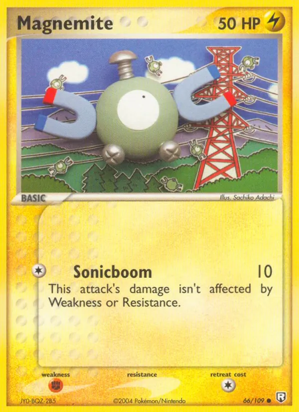 66 Magnemite – Team Rocket Returns