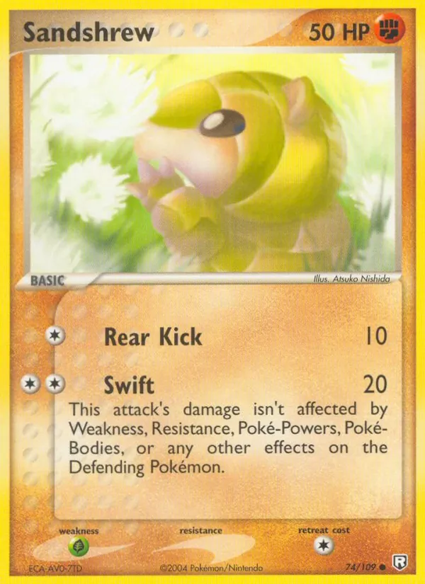 74 Sandshrew – Team Rocket Returns