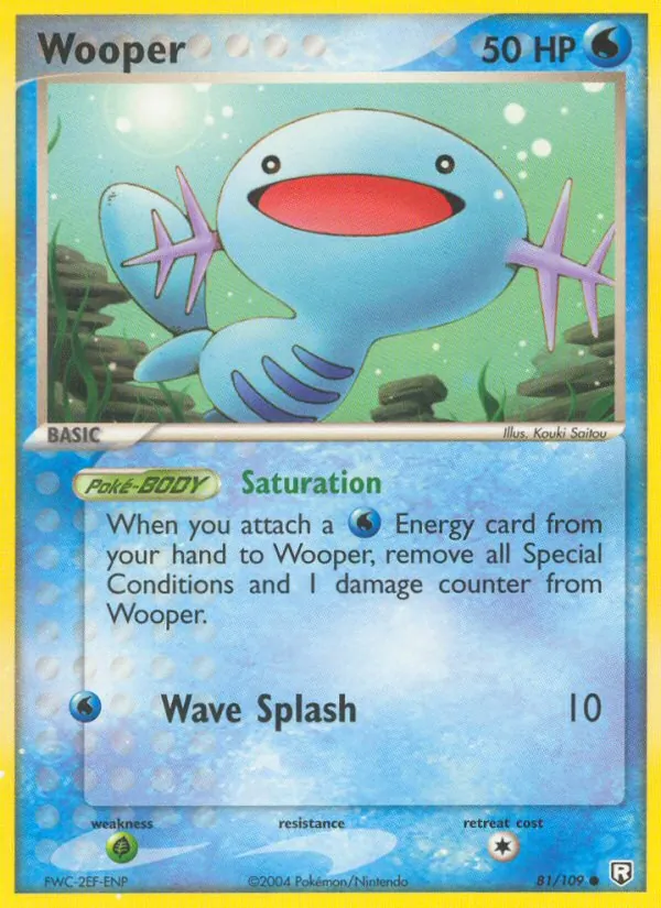 81 Wooper – Team Rocket Returns