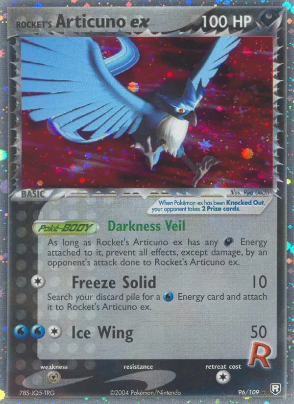 96 Rocket's Articuno ex – Team Rocket Returns