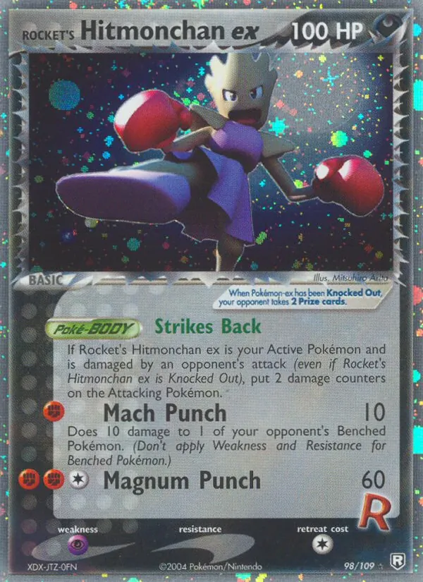 98 Rocket's Hitmonchan ex – Team Rocket Returns