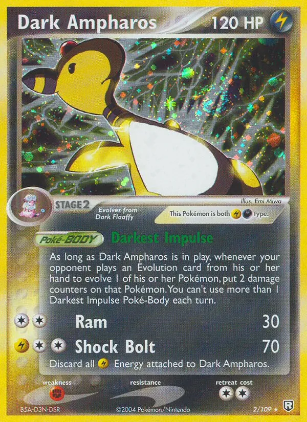 2-RH Dark Ampharos – Team Rocket Returns