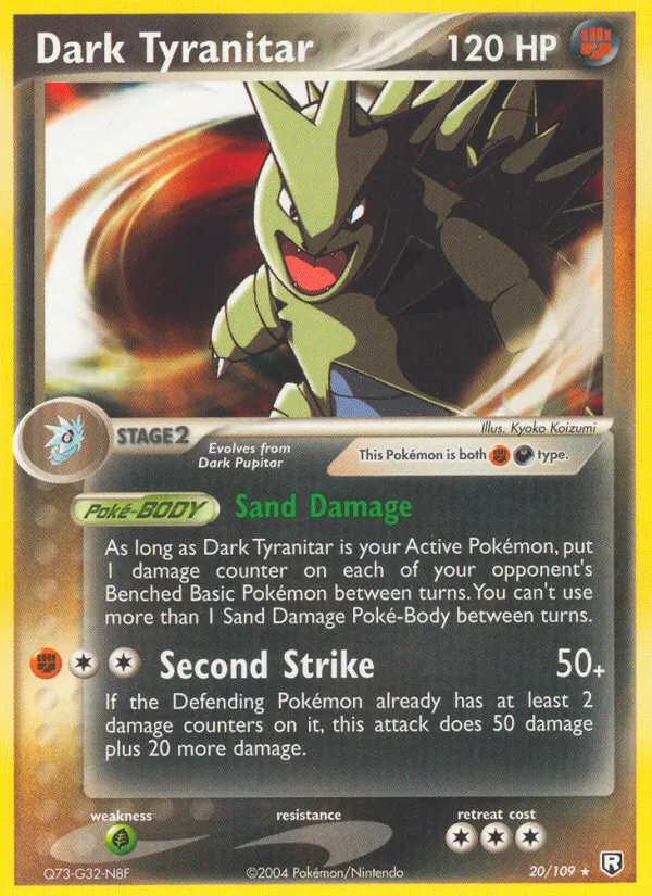 20-RH Dark Tyranitar – Team Rocket Returns