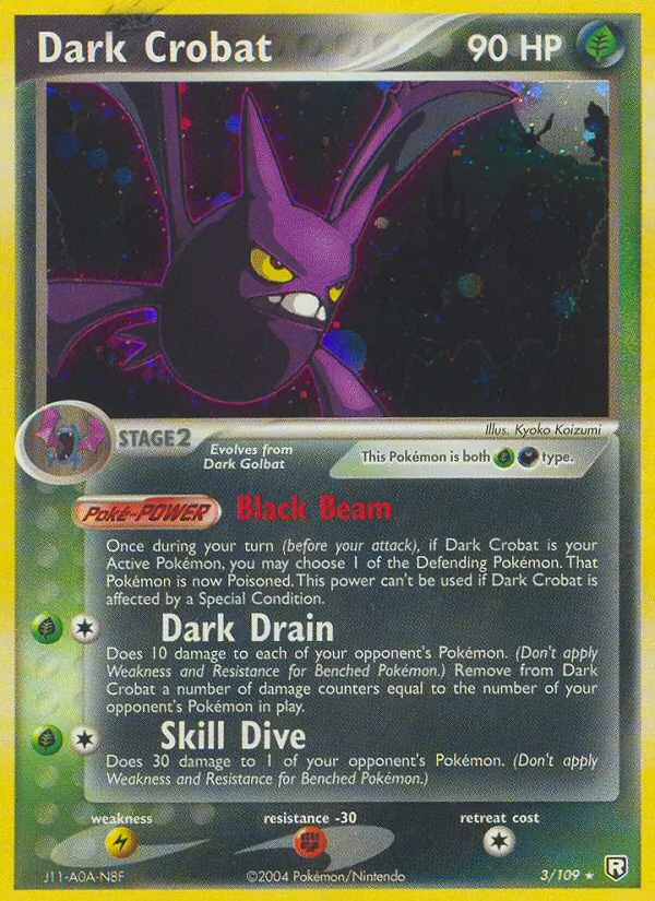 3-RH Dark Crobat – Team Rocket Returns