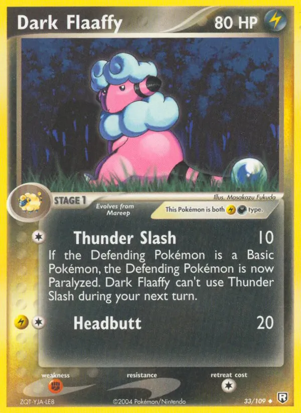 33-RH Dark Flaaffy – Team Rocket Returns