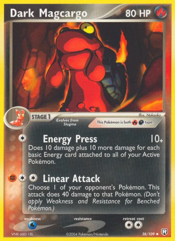 38-RH Dark Magcargo – Team Rocket Returns