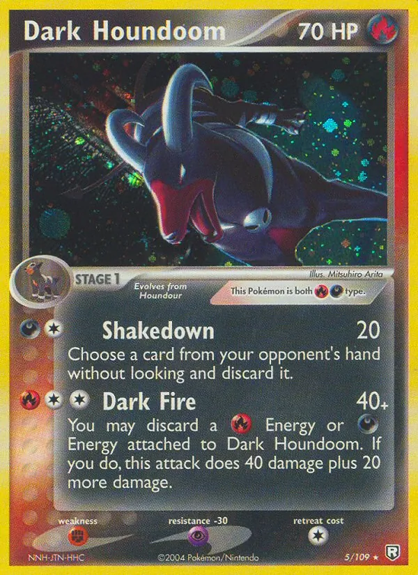 5-RH Dark Houndoom – Team Rocket Returns