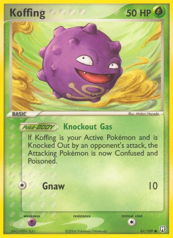 61-RH Koffing – Team Rocket Returns