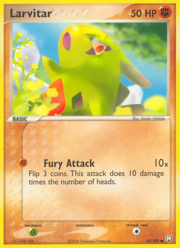 62-RH Larvitar – Team Rocket Returns