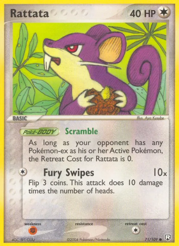 71-RH Rattata – Team Rocket Returns
