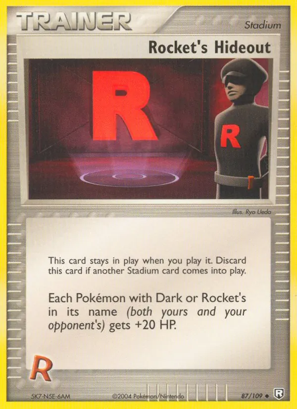 87-RH Rocket's Hideout – Team Rocket Returns