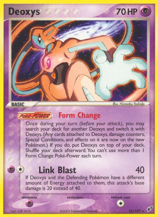 16-normal-pokemonday Deoxys (Pokémon Day stamp) – Deoxys