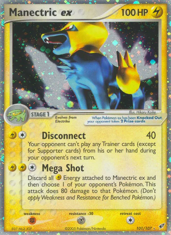 101 Manectric ex – Deoxys