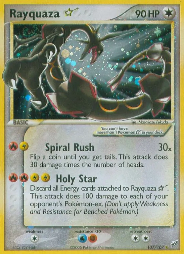 107 Rayquaza ☆ – Deoxys