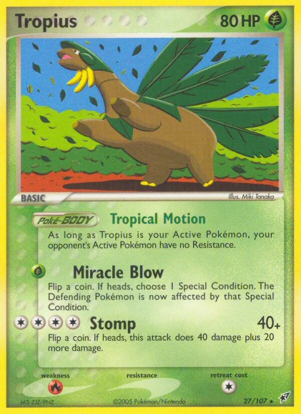 27-RH Tropius – Deoxys