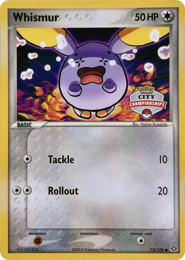 73-normal-citychampionships Whismur (City Championships stamp) – Emerald