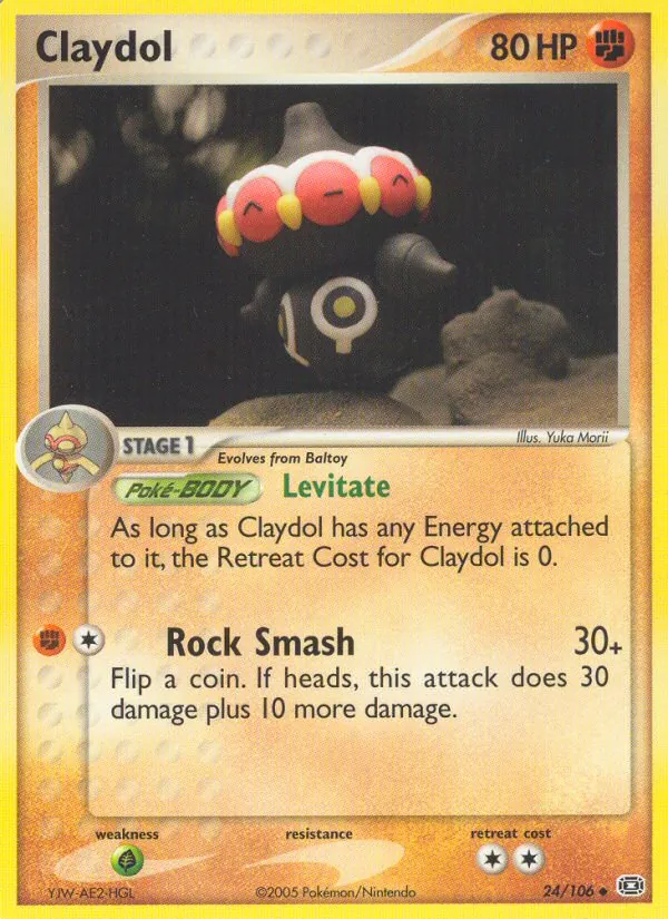 24 Claydol – Emerald
