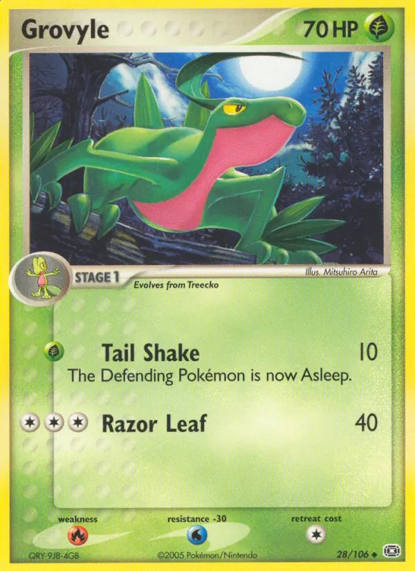 28 Grovyle – Emerald