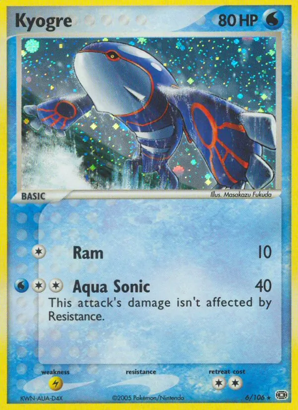 6 Kyogre – Emerald