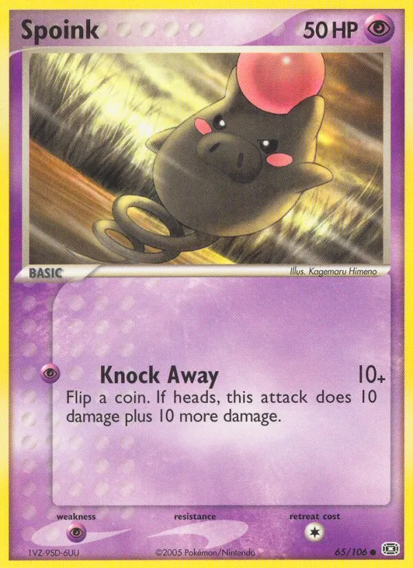 65 Spoink – Emerald
