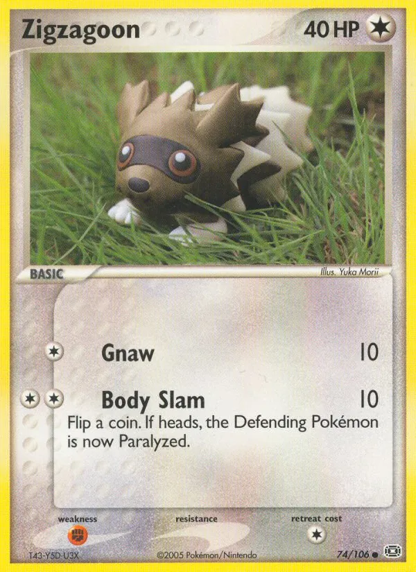 74 Zigzagoon – Emerald