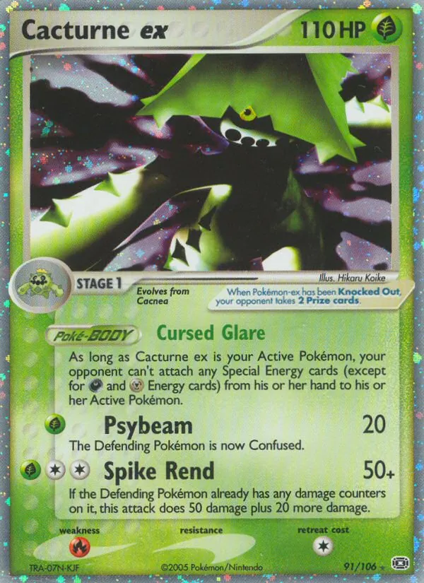 91 Cacturne ex – Emerald