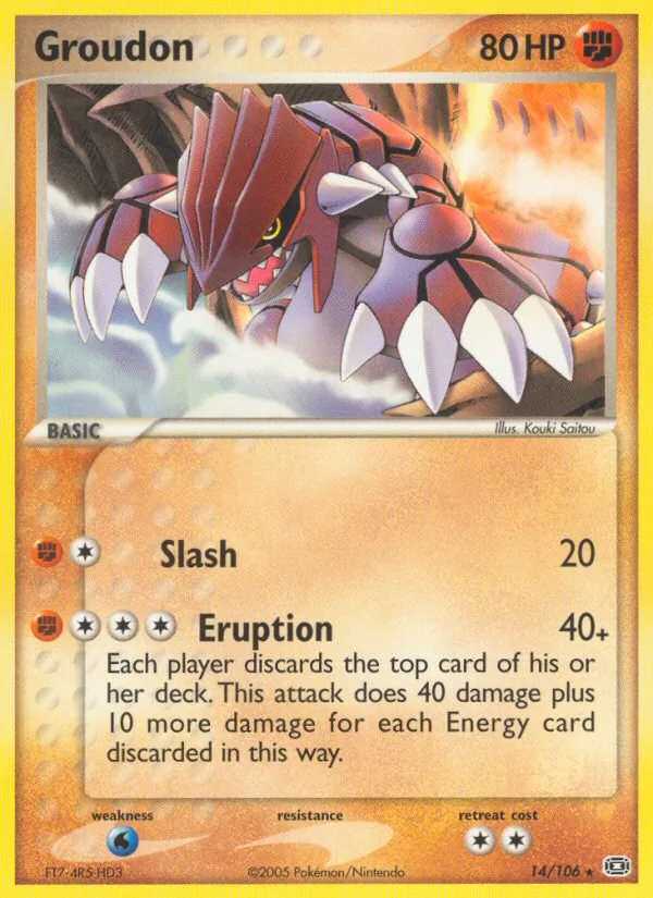 14-RH Groudon – Emerald