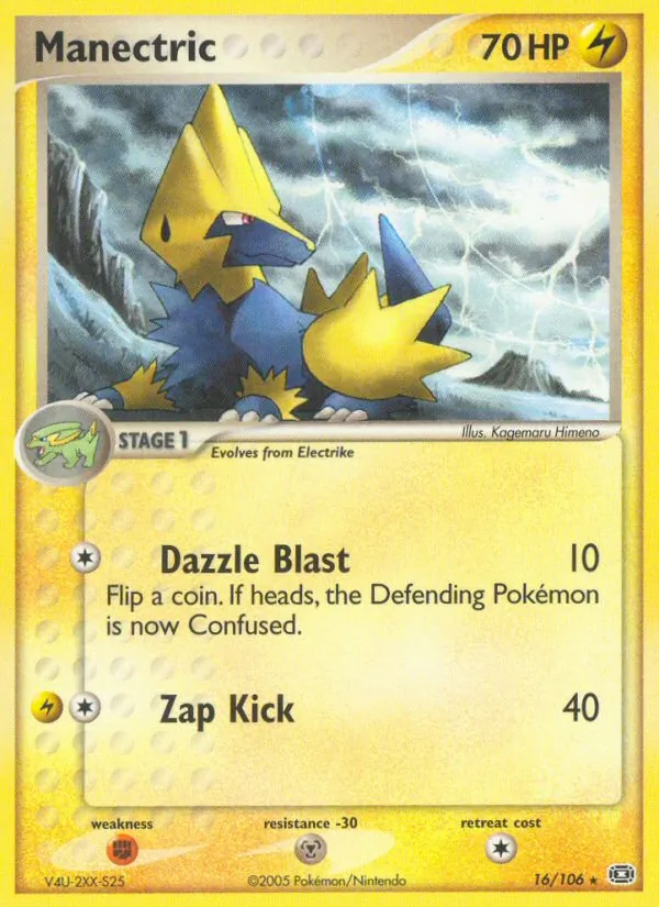 16-RH Manectric – Emerald