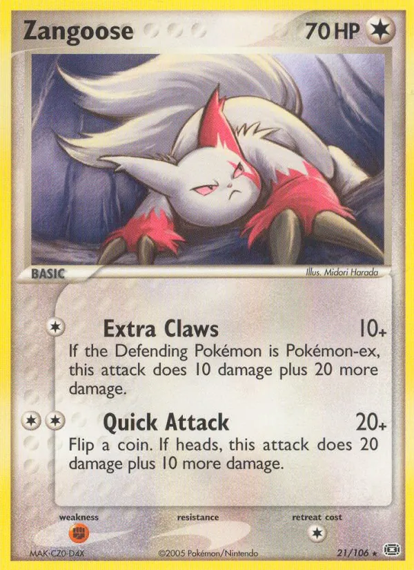 21-RH Zangoose – Emerald