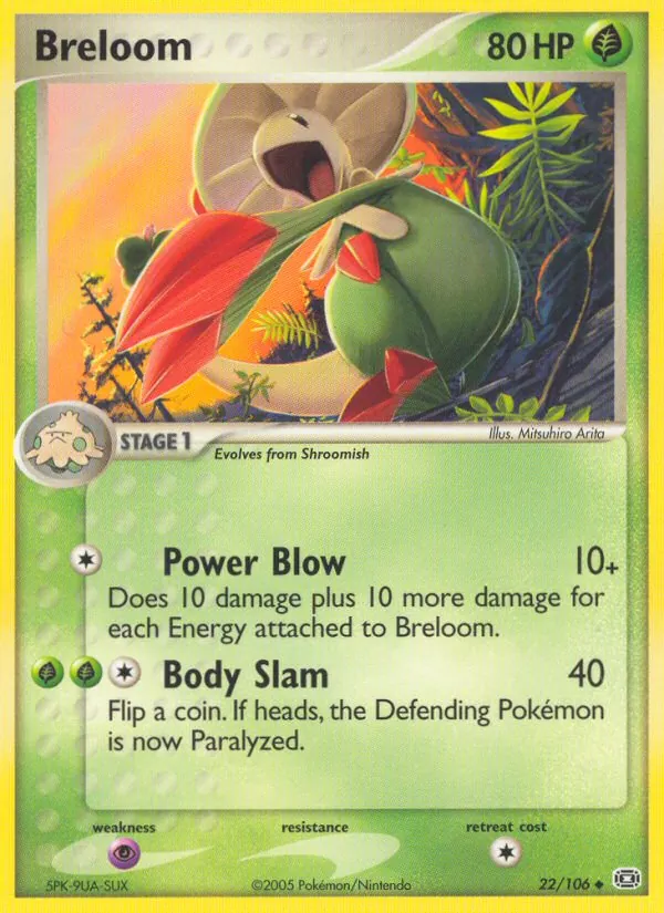 22-RH Breloom – Emerald