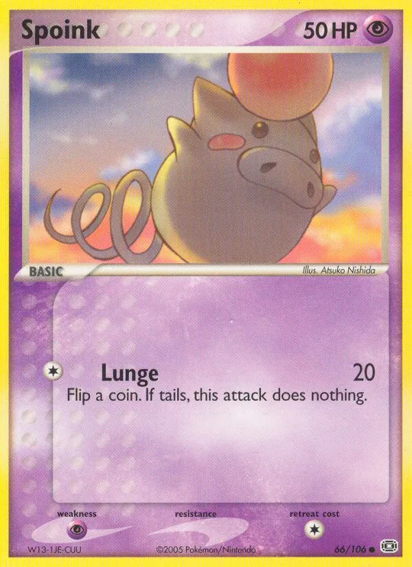 66-RH Spoink – Emerald
