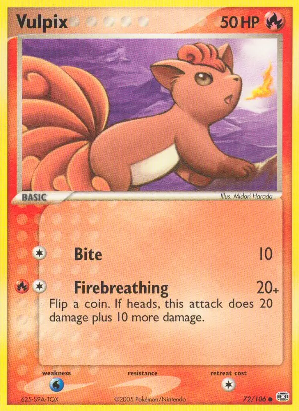 72-RH Vulpix – Emerald