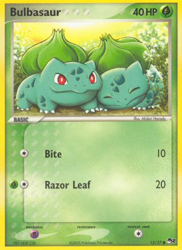 12 Bulbasaur – POP Series 2