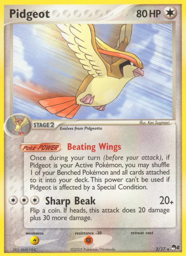 2 Pidgeot – POP Series 2