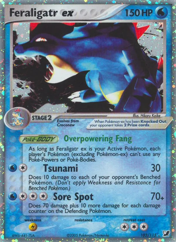 103 Feraligatr ex – Unseen Forces