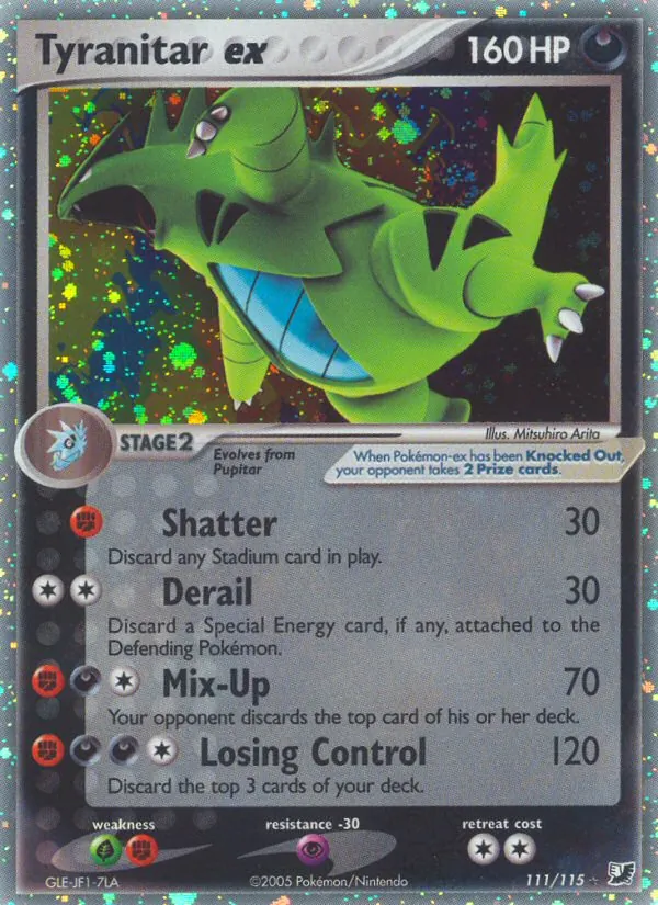 111 Tyranitar ex – Unseen Forces