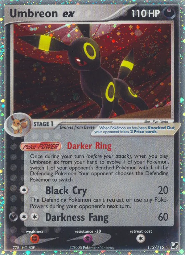 112 Umbreon ex – Unseen Forces