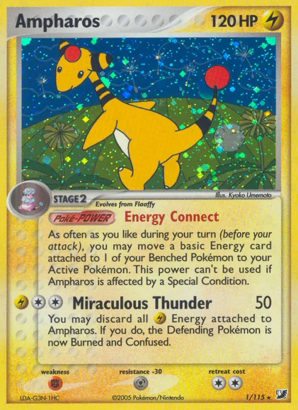 1-RH Ampharos – Unseen Forces
